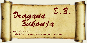 Dragana Bukonja vizit kartica